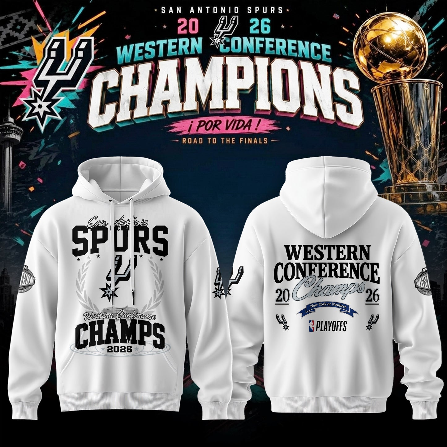 . 2026 Western Conference Champions Hoodie