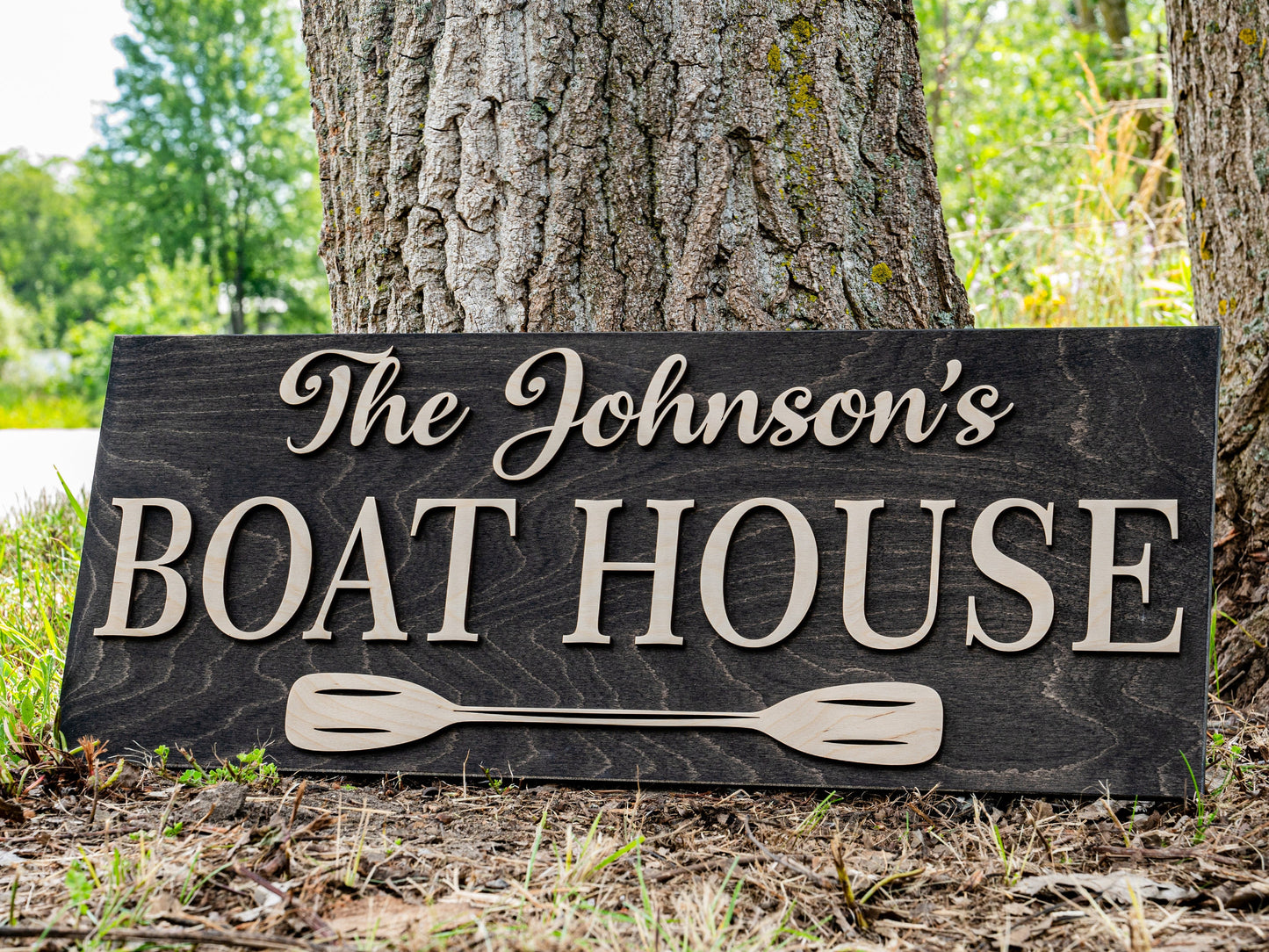 Lake House Decor | Nautical Decor | Boat Decor | Lake House Wall Art | 3D Wood Sign | Lake Gifts | Beach Decor Personalized Lake House Sign