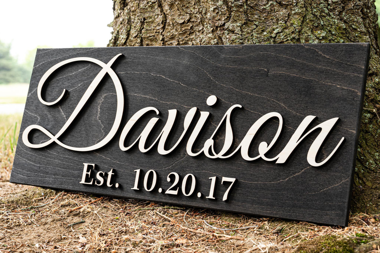 Custom Wood Sign Personalized Wedding Gift Last Name Established Sign Family Name Sign Anniversary Gift Wooden Sign Wedding Sign Couple Gift