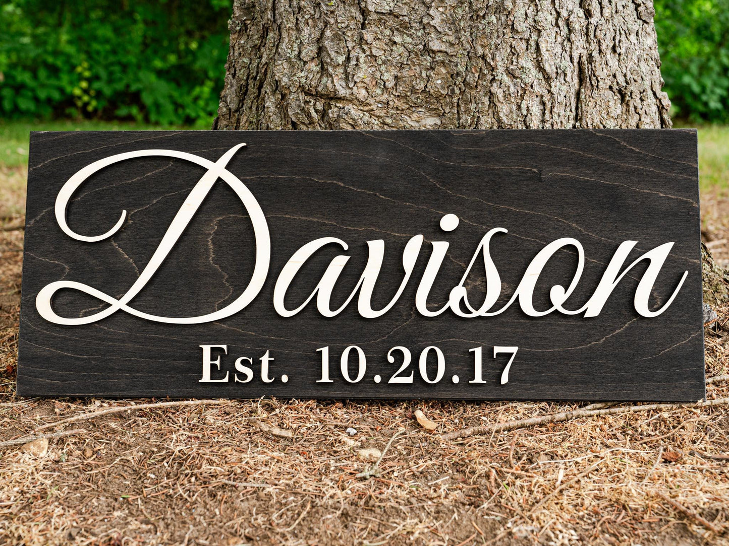 Custom Wood Sign Personalized Wedding Gift Last Name Established Sign Family Name Sign Anniversary Gift Wooden Sign Wedding Sign Couple Gift