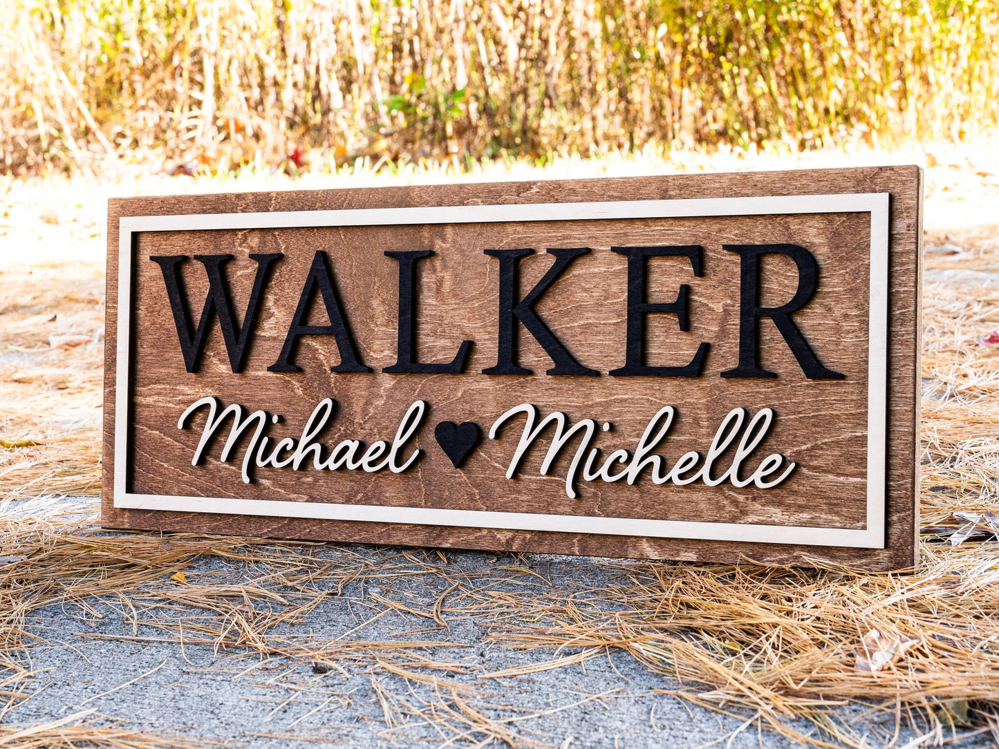 Last Name Established Sign | Gift for Couples | Personalized Wedding Gift Anniversary Gift | Bridal Shower Gift | Engagement Gifts Wood Sign