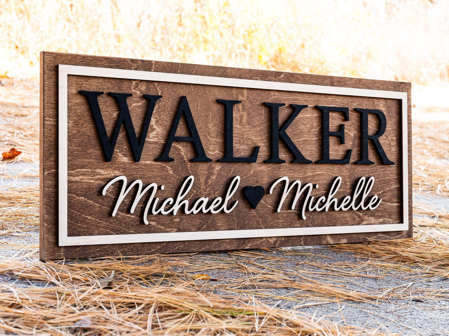 Last Name Established Sign | Gift for Couples | Personalized Wedding Gift Anniversary Gift | Bridal Shower Gift | Engagement Gifts Wood Sign