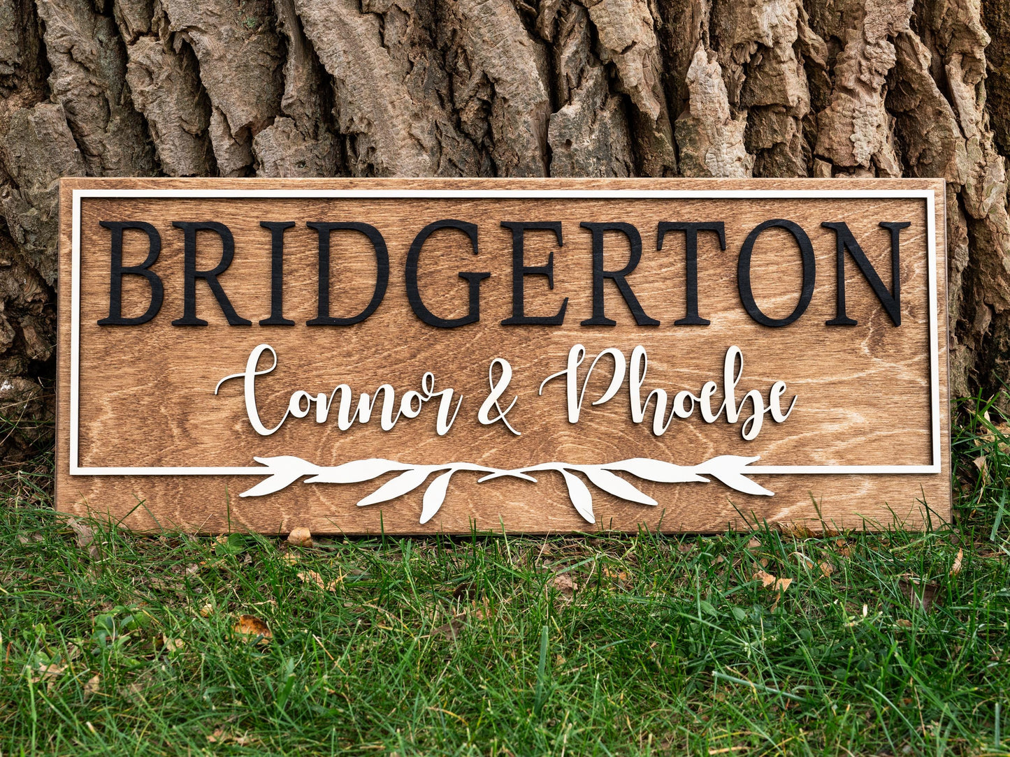 Floral Last Name Sign | Custom Wood Established Sign | Personalized Wedding Gift | Wedding Sign | 3D Sign Family Name Sign Anniversary Gift