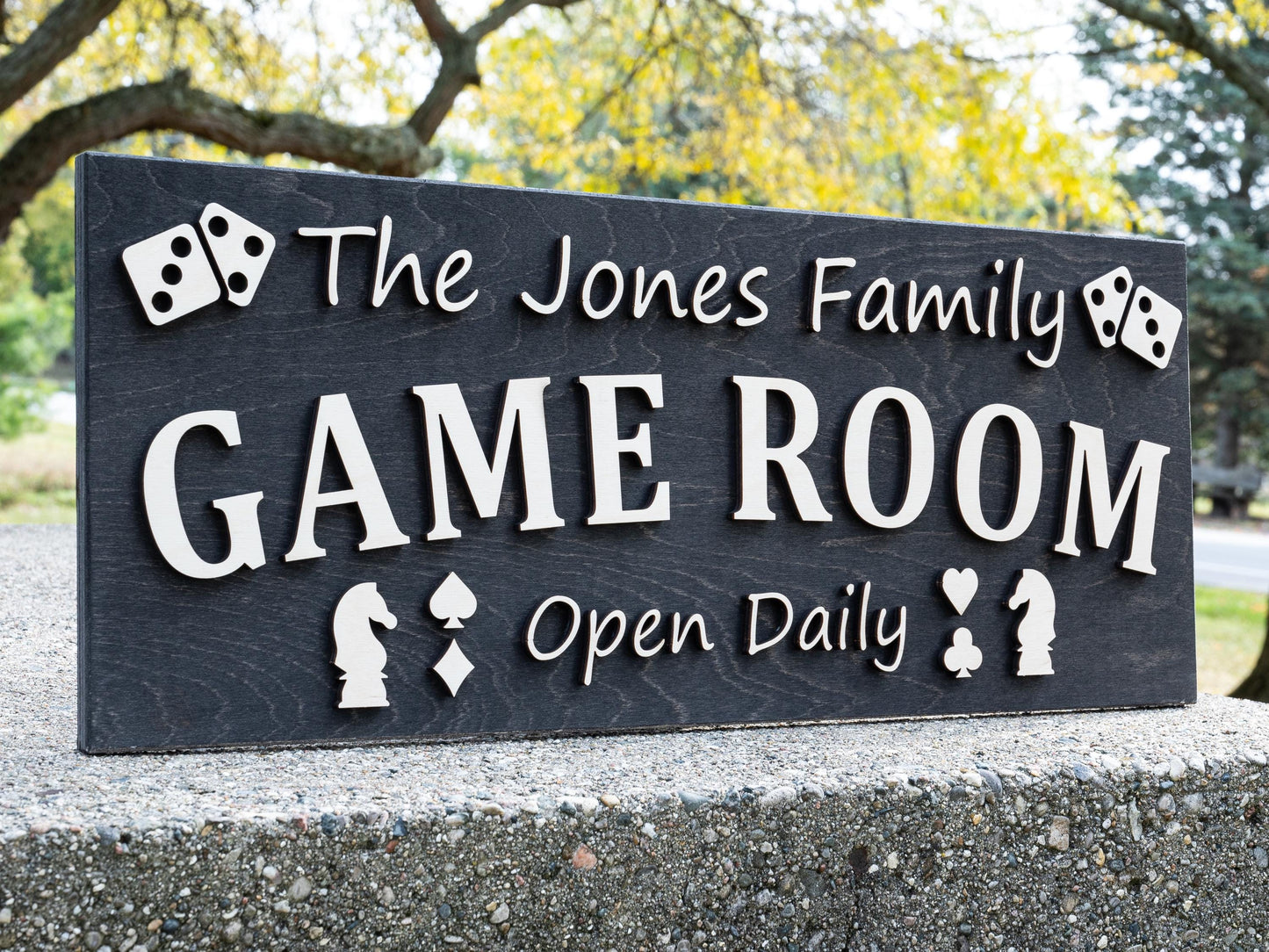 Custom Game Night Gift | Personalized Family Game Night Wood Sign | Family Fun Gift | Game Room Home Decor | Anniversary Gift for Couples