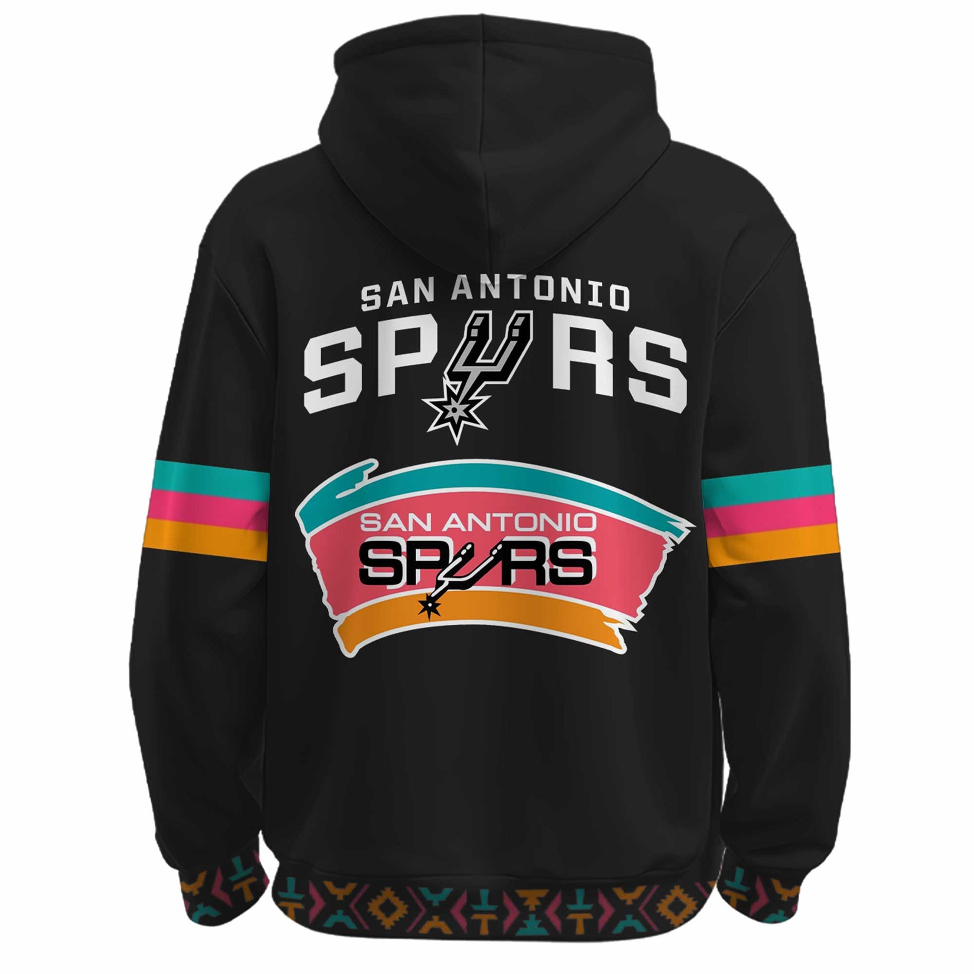 _San Antonio Spurs Classic Colors City Hoodie Editions Limited