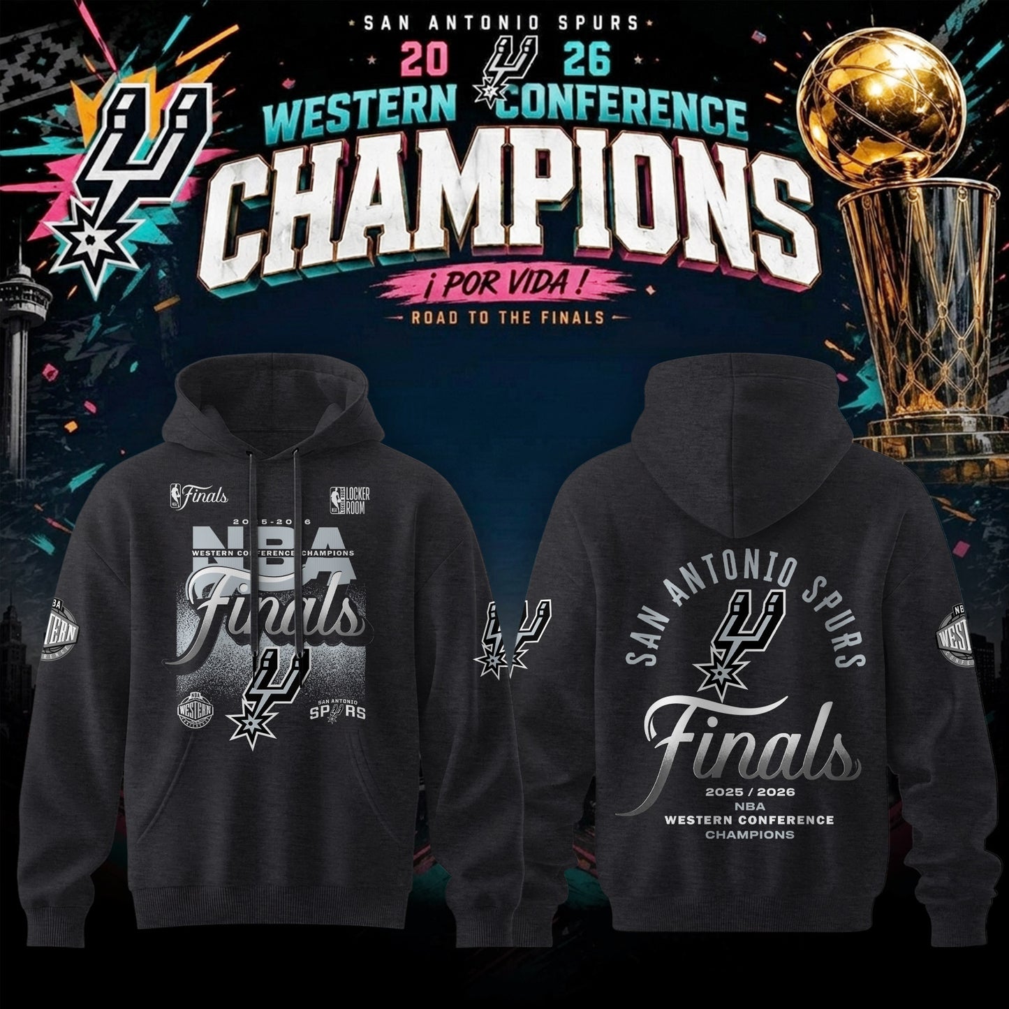 . 2026 Western Conference Champions  Hoodie