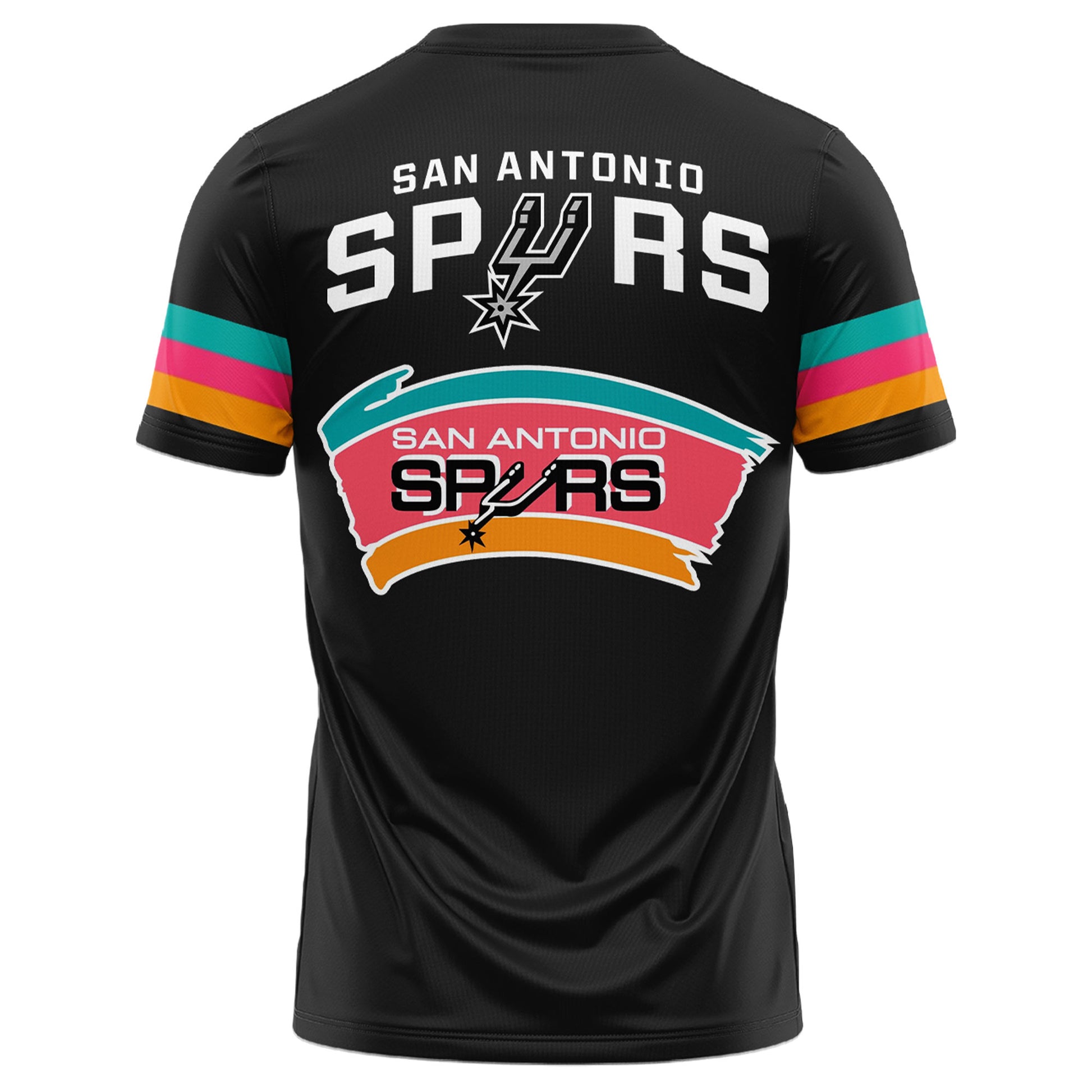 _San Antonio Spurs Classic Colors City Tshirt