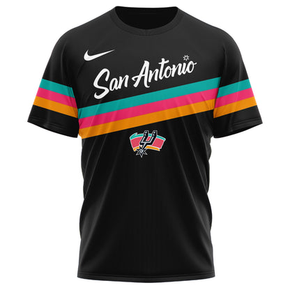 _San Antonio Spurs Classic Colors City Tshirt
