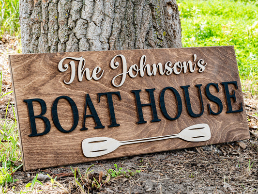 Lake House Wall Art | Nautical Decor | Boat Decor | Custom Lake Decor | 3D Lake House Decor | Lake Gifts | Beach Decor | Lake House Sign
