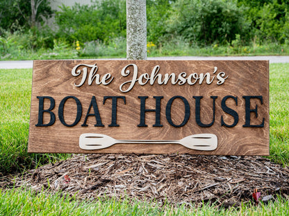 Lake House Wall Art | Nautical Decor | Boat Decor | Custom Lake Decor | 3D Lake House Decor | Lake Gifts | Beach Decor | Lake House Sign