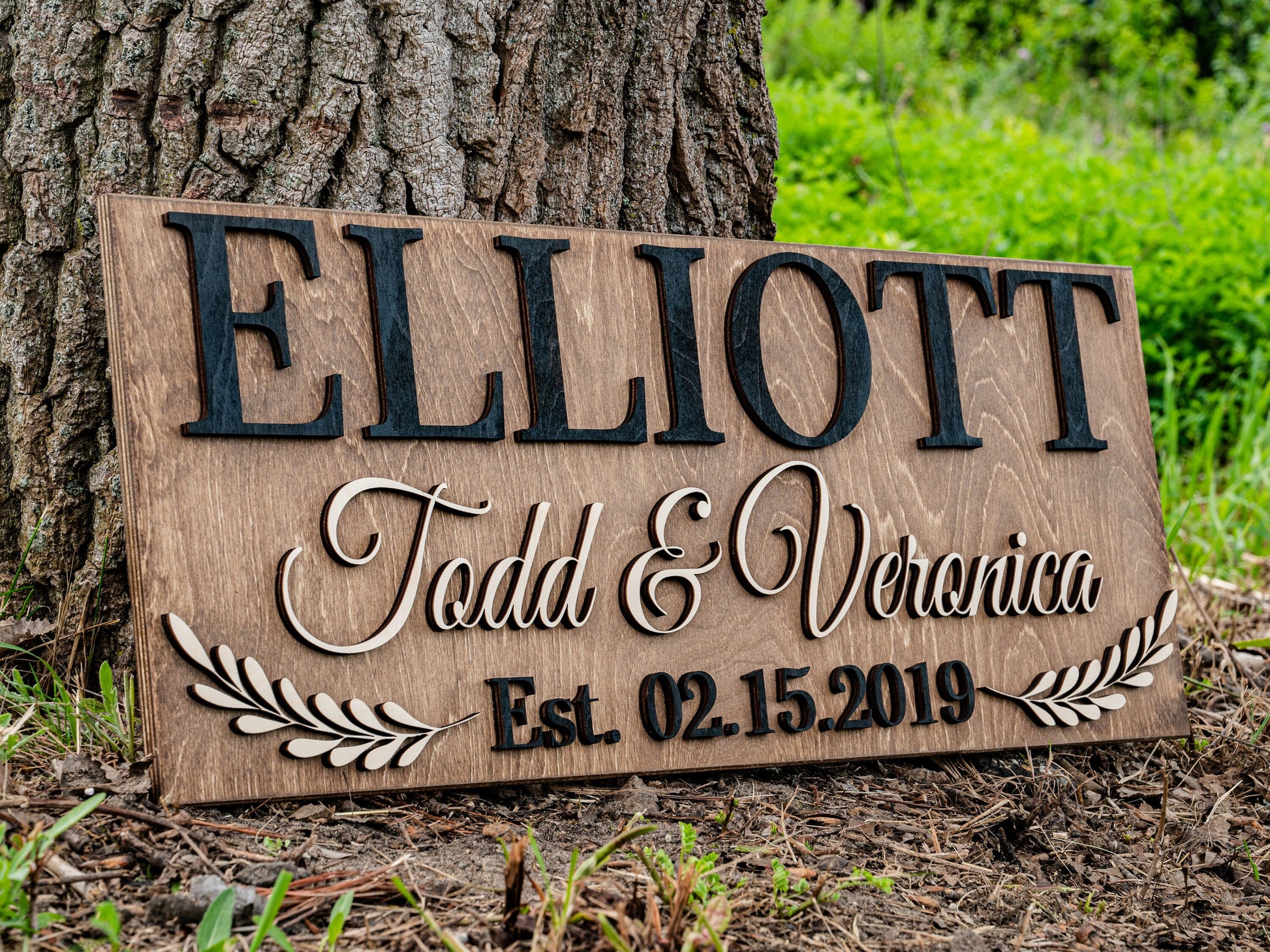 Anniversary Gift | Gift for Him | Gift for Her | Personalized Gifts | Bridal Shower Gift | Last Name Established Sign | Custom Wedding Gift