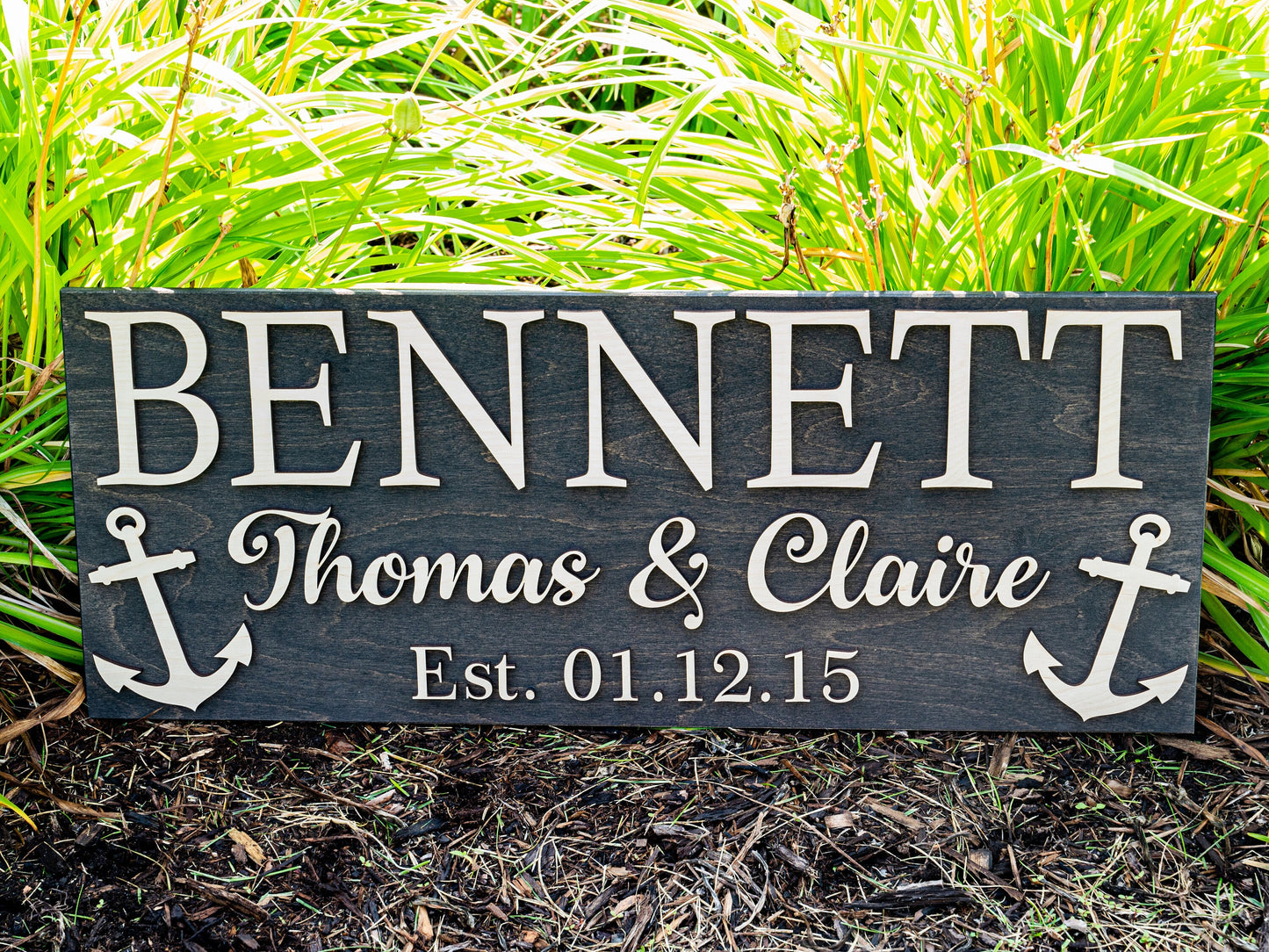 Coastal Decor | Lake House Sign | Lake House Wall Art | Custom Nautical Decor Nautical Wall Decor Anchor Sign Beach House Sign Boater Gifts