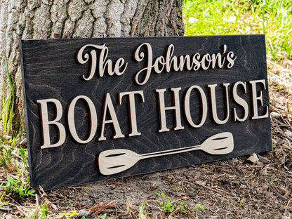 Lake House Wall Art | Nautical Decor | Boat Decor | Custom Lake Decor | 3D Lake House Decor | Lake Gifts | Beach Decor | Lake House Sign