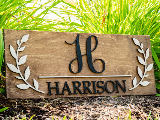 Wall Decor | Custom Home Decor | Wood Wall Art | Last Name Sign | Custom Wood Sign | Room Decor | Last Name Decor | Wooden Wall Hanging
