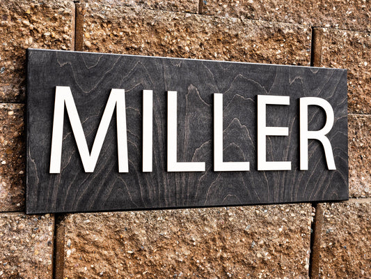 Custom Wood Name Sign | Personalized Wedding Gift Last Name Sign | Family Name Sign | Anniversary Gift Wooden Sign Wedding Sign Couples Gift
