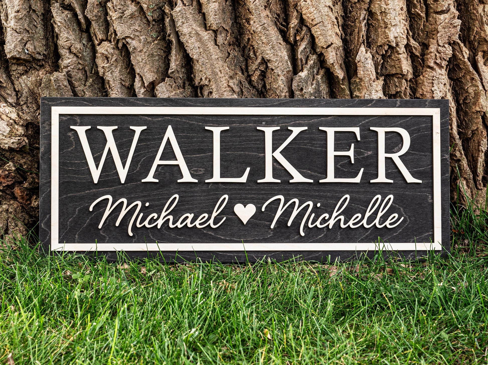Last Name Established Sign | Gift for Couples | Personalized Wedding Gift Anniversary Gift | Bridal Shower Gift | Engagement Gifts Wood Sign
