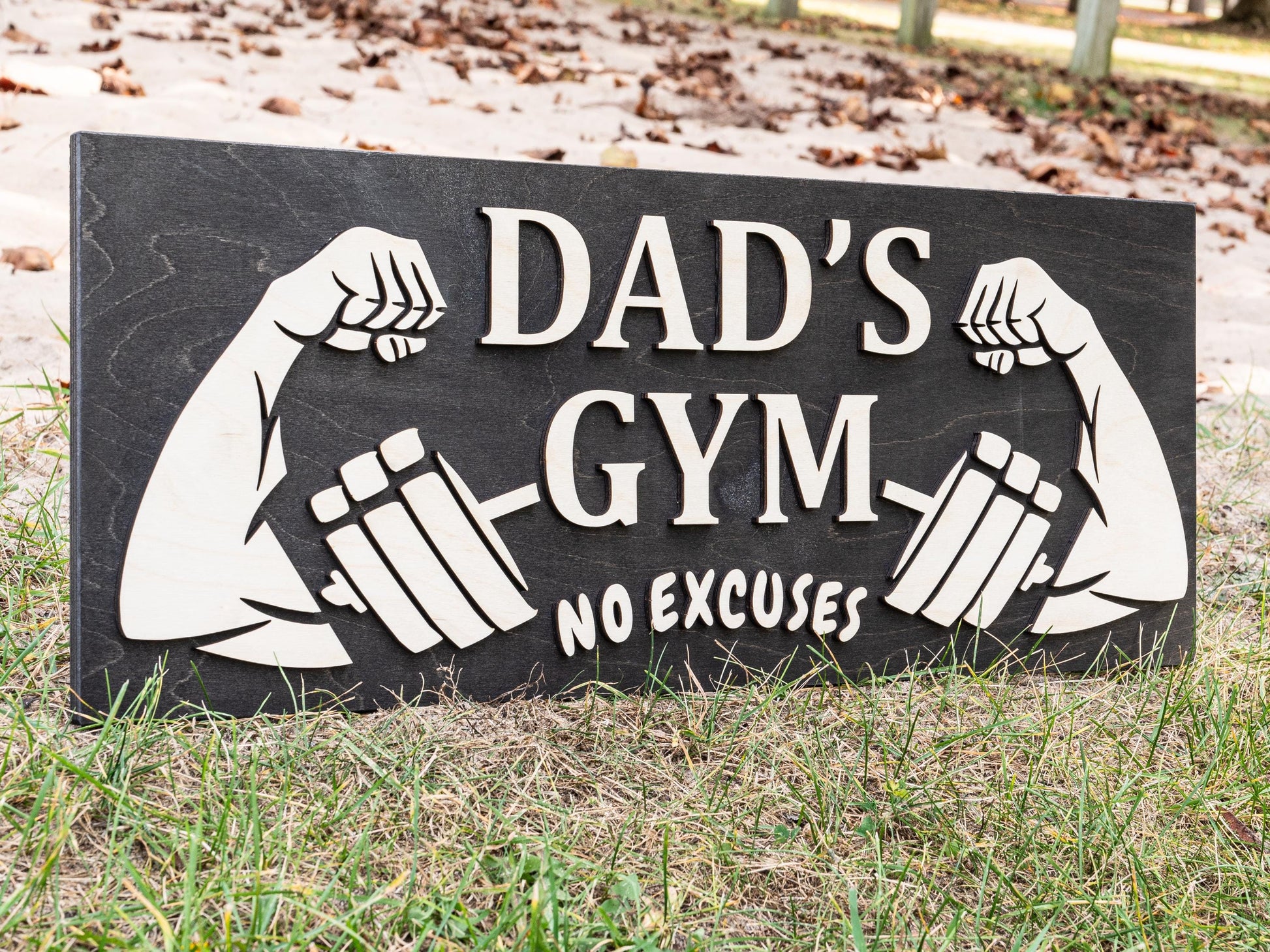 Personalized CrossFit Gym Workout Room Name Sign Home Gym Sign Custom Muscle Name Sign Custom Fathers Day Gift Personalized Gift for Dad Mom