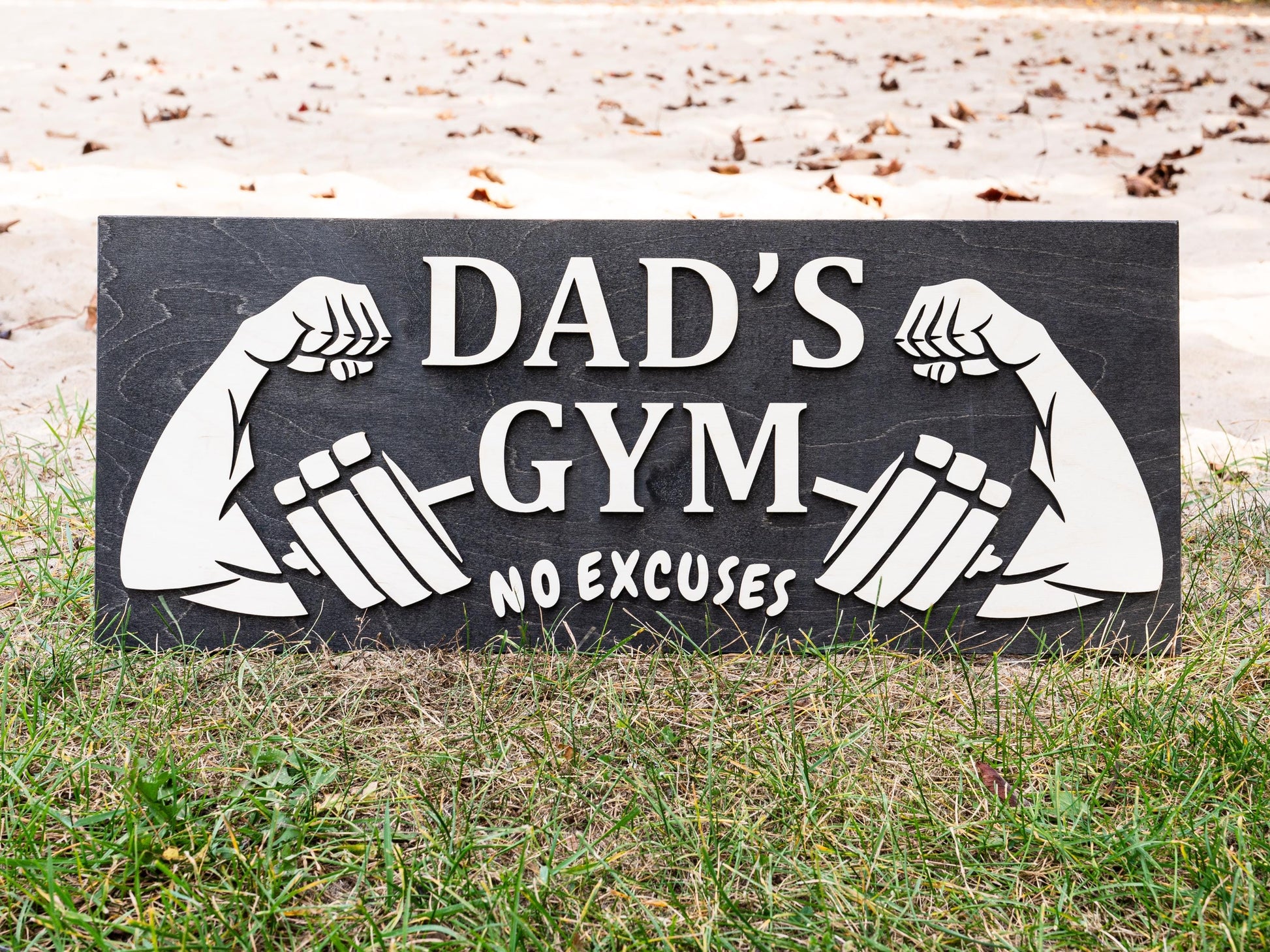 Personalized CrossFit Gym Workout Room Name Sign Home Gym Sign Custom Muscle Name Sign Custom Fathers Day Gift Personalized Gift for Dad Mom