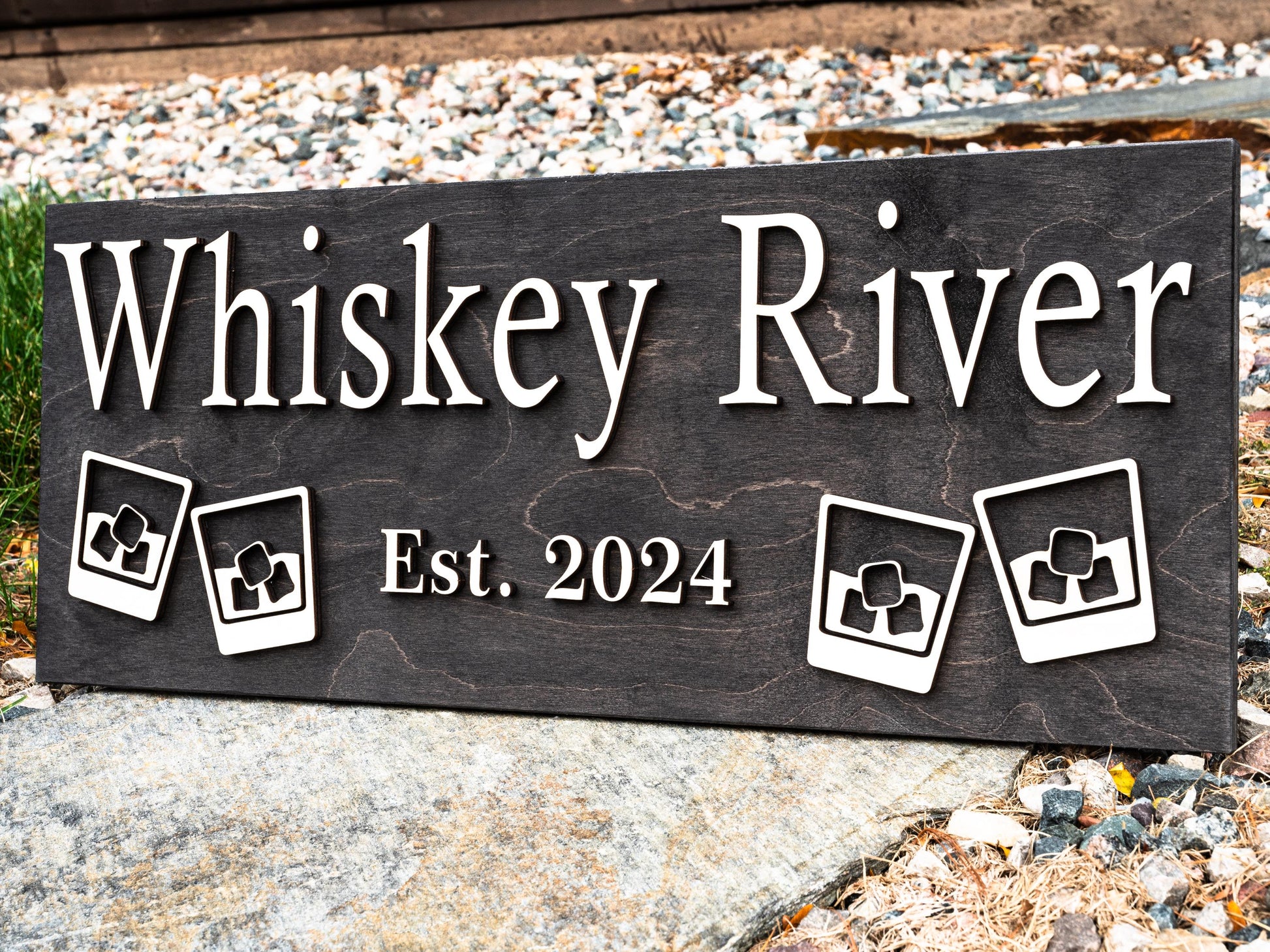 Man Cave Pub Bar Decor | Personalized Bar Cocktail Sign | Custom Wooden Sign Personalized Cabin Gift Rustic Home Decor Basement Bar Home Bar