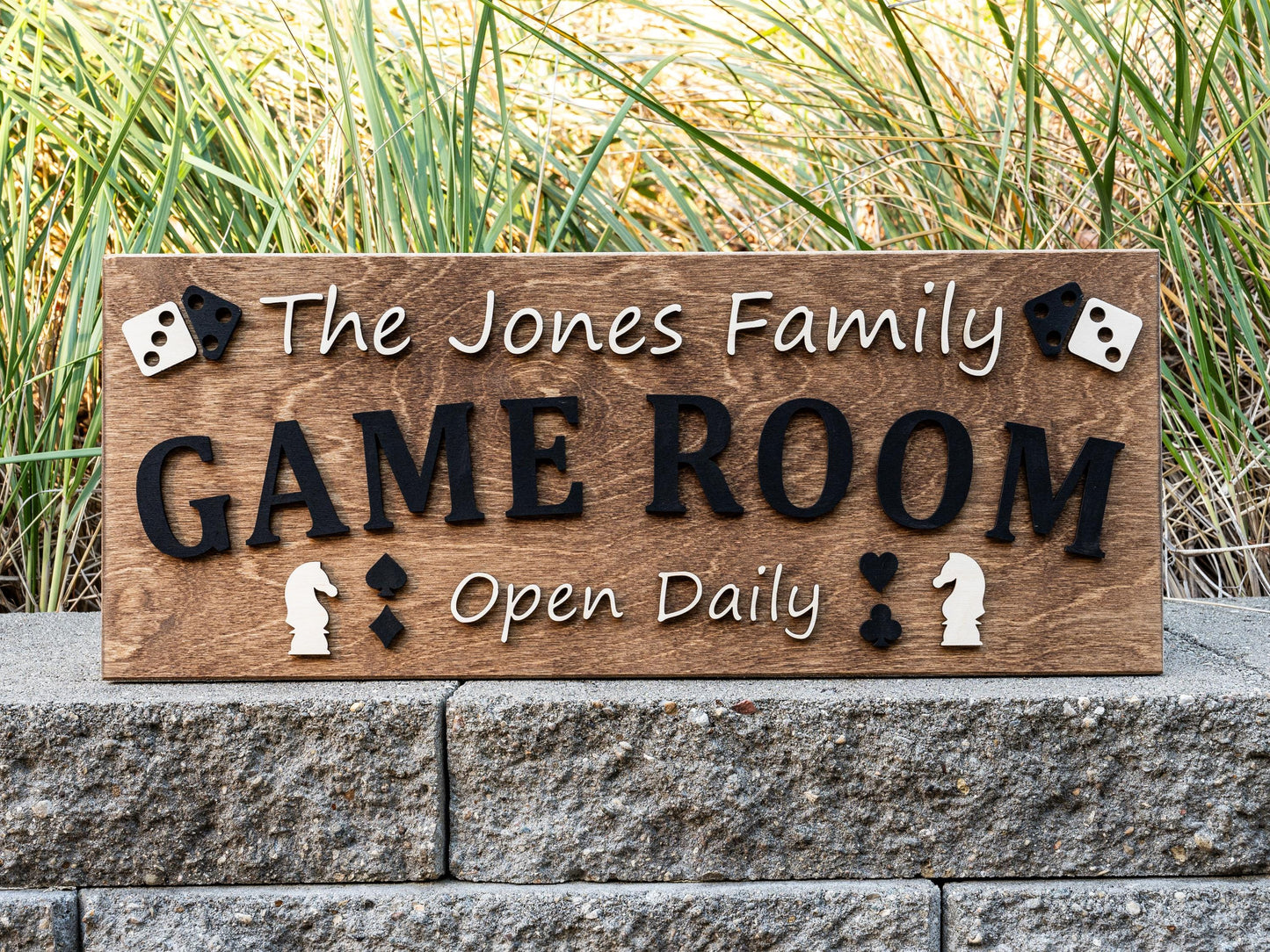 Custom Game Night Gift | Personalized Family Game Night Wood Sign | Family Fun Gift | Game Room Home Decor | Anniversary Gift for Couples