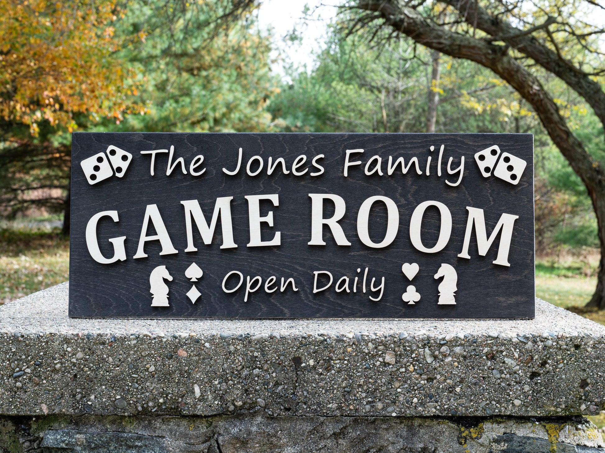Custom Game Night Gift | Personalized Family Game Night Wood Sign | Family Fun Gift | Game Room Home Decor | Anniversary Gift for Couples