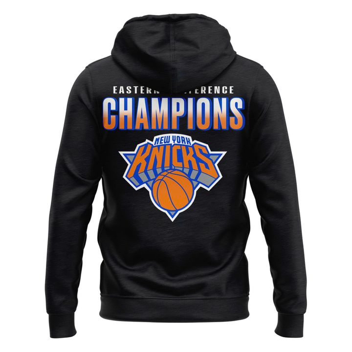 Men's New York Knicks  Charcoal 2026 Eastern Conference Champions Two-Sided Hoodie