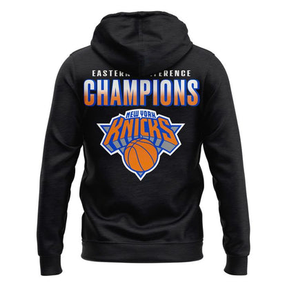 Men's New York Knicks  Charcoal 2026 Eastern Conference Champions Two-Sided Zip Hoodie