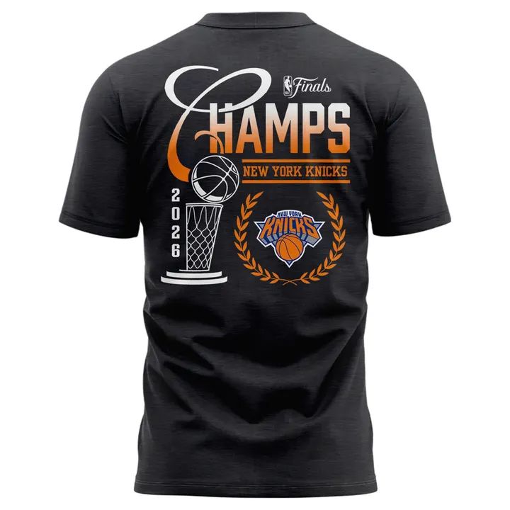 New York Knicks Charcoal 2026 Eastern Conference Champions Locker Room Tee