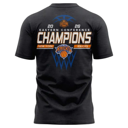 New York Knicks 2026 Eastern Conference Champions Locker Room Tee