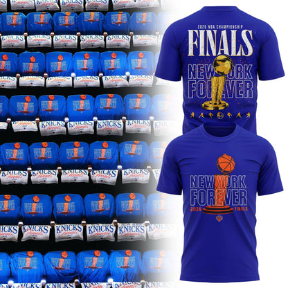 New York Knicks New York Forever 2026 Finals Game Shirt