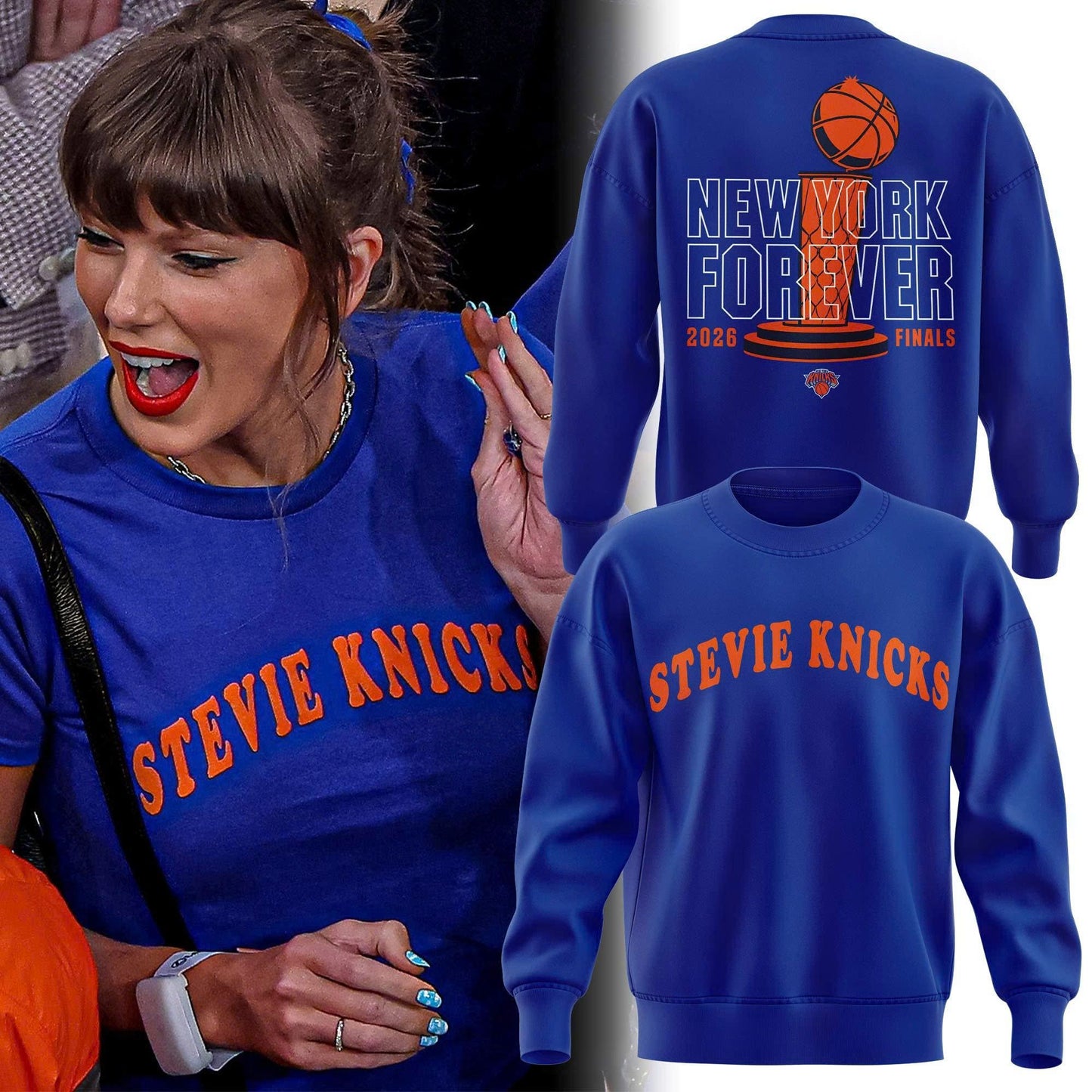 Stevie Knicks Shirt, Taylor Swift Sweatshirt, New York Knicks Finals Sweatshirt
