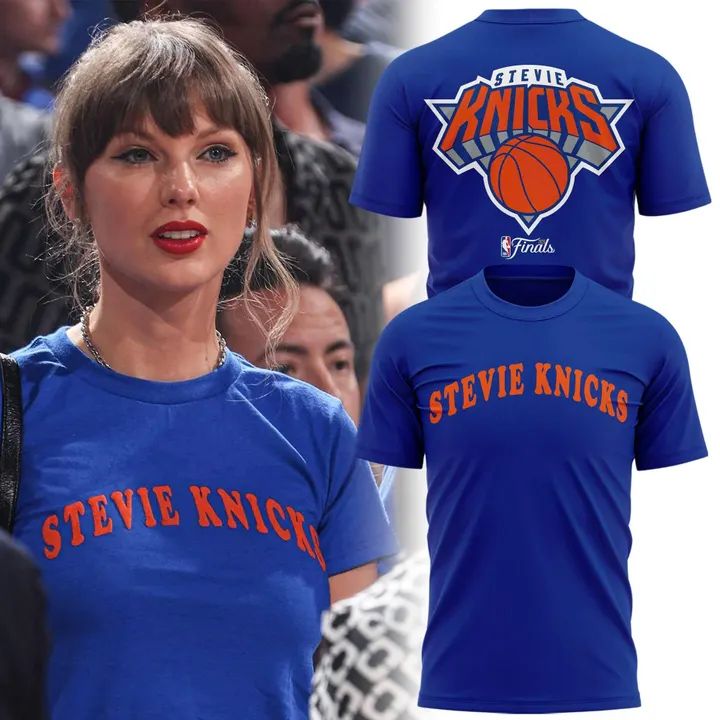 Unisex Blue 2026 Finals Stevie Knicks T-shirt, Taylor Swift Finals T-shirt