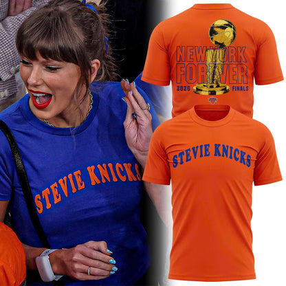 Stevie Knicks Shirt, Taylor Swift Shirt-Orange, New York Knicks Finals Shirt