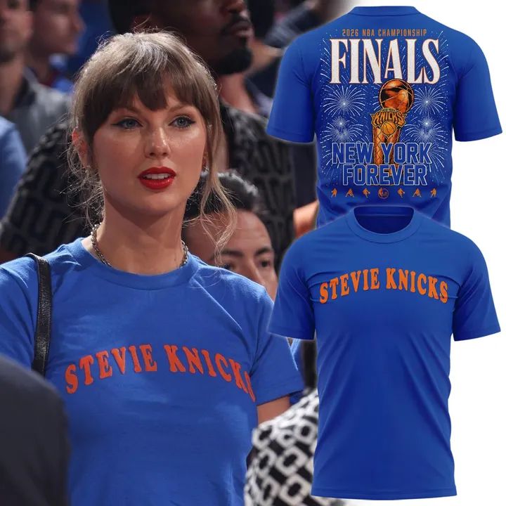 Unisex Blue 2026 Finals Game 4 Stevie Knicks T-shirt,Taylor Swift Finals T-shirt
