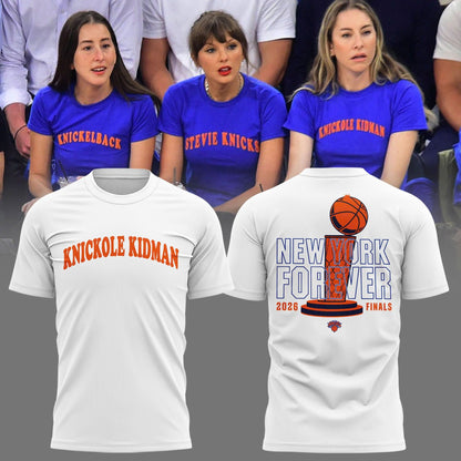 Knickole Kidman Shirt, Taylor Swift Shirt-White, New York Knicks Finals Shirt