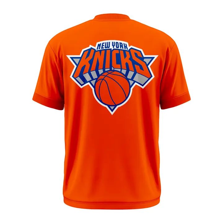 New York Knicks Stevie Knicks 2026 Finals T-Shirt - Orange v1