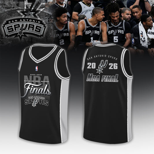 _   Spurs 2026 Finals Game NBA Jersey Limited Edition