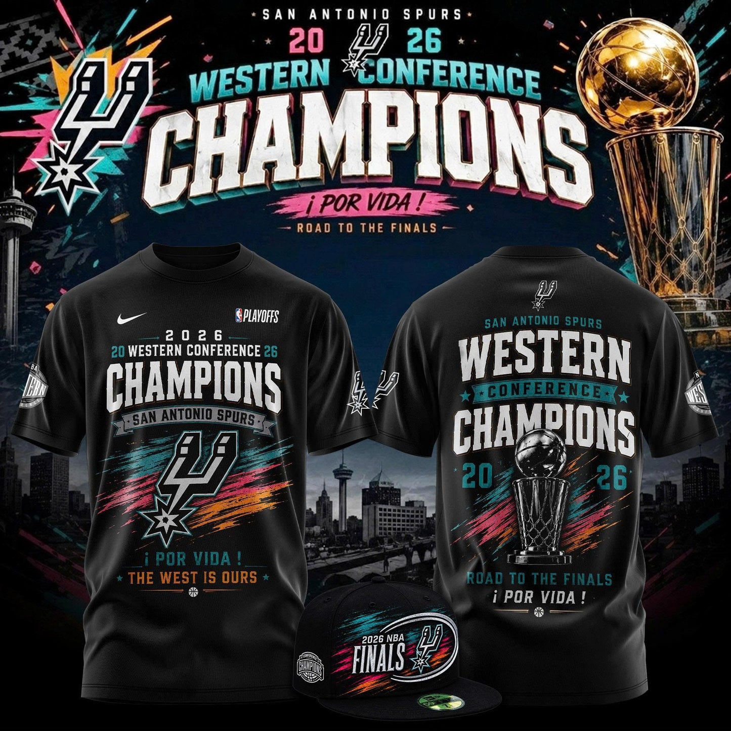 _      2026 Western Conference Champions Tshirt